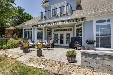 GOLF COURSE, POND, and WATERFALL VIEWS from the back patio on Rarity Bay Country Club - Loudon in Tennessee - for sale on GolfHomes.com, golf home, golf lot