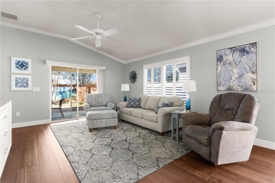 This meticulously maintained 2/2 Block/Stucco WOODLAWN Courtyard on The Links of Spruce Creek in Florida - for sale on GolfHomes.com, golf home, golf lot