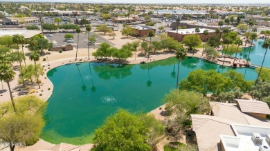 Great end unit home in a guiet gated, lake/golf course community on Superstition Springs Golf Club in Arizona - for sale on GolfHomes.com, golf home, golf lot