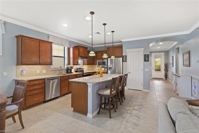 WATERFRONT LIVING in Del Webb Naples! Wake up each day to on Panther Run Golf Club in Florida - for sale on GolfHomes.com, golf home, golf lot