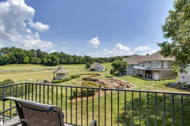 GOLF COURSE, POND, and WATERFALL VIEWS from the back patio on Rarity Bay Country Club - Loudon in Tennessee - for sale on GolfHomes.com, golf home, golf lot