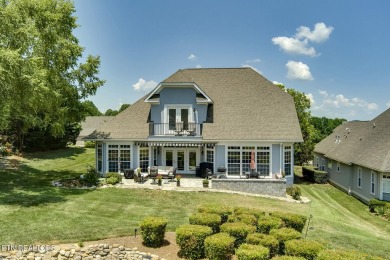 GOLF COURSE, POND, and WATERFALL VIEWS from the back patio on Rarity Bay Country Club - Loudon in Tennessee - for sale on GolfHomes.com, golf home, golf lot