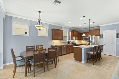 WATERFRONT LIVING in Del Webb Naples! Wake up each day to on Panther Run Golf Club in Florida - for sale on GolfHomes.com, golf home, golf lot