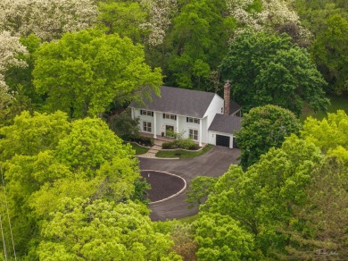 Experience the perfect blend of classic architecture and modern on Lake Barrington Shores Golf Course in Illinois - for sale on GolfHomes.com, golf home, golf lot