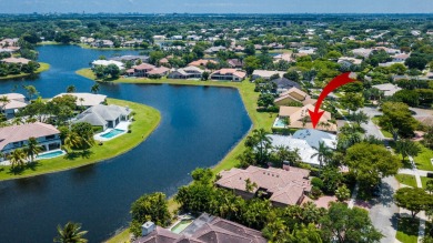 Rarely available contemporary lakefront, one-story home located on Boca West Golf and Country Club in Florida - for sale on GolfHomes.com, golf home, golf lot