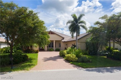 This custom pool home was built by Wyman Stokes and features a 3 on Verandah Golf Course and Club in Florida - for sale on GolfHomes.com, golf home, golf lot