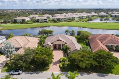 This custom pool home was built by Wyman Stokes and features a 3 on Verandah Golf Course and Club in Florida - for sale on GolfHomes.com, golf home, golf lot