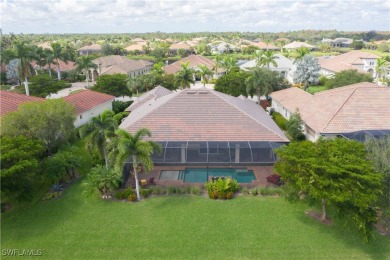 This custom pool home was built by Wyman Stokes and features a 3 on Verandah Golf Course and Club in Florida - for sale on GolfHomes.com, golf home, golf lot