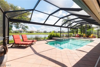 This custom pool home was built by Wyman Stokes and features a 3 on Verandah Golf Course and Club in Florida - for sale on GolfHomes.com, golf home, golf lot