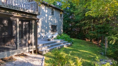 This 5-bedroom, 3-bath home in Eastman is like having two homes on Eastman Golf Links in New Hampshire - for sale on GolfHomes.com, golf home, golf lot