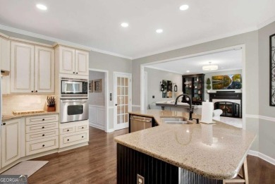 Welcome to this stunning brick entertainer's DREAM HOME in Towne on Towne Lake Hills Golf Club in Georgia - for sale on GolfHomes.com, golf home, golf lot