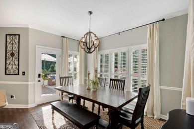 Welcome to this stunning brick entertainer's DREAM HOME in Towne on Towne Lake Hills Golf Club in Georgia - for sale on GolfHomes.com, golf home, golf lot