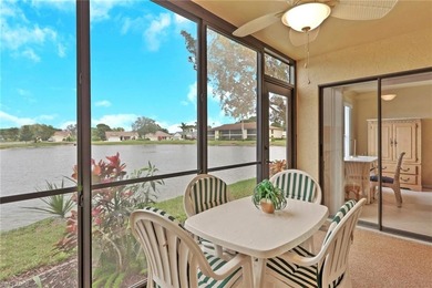 This well-appointed first-floor condo has stunning lake views on Riviera Golf Club in Florida - for sale on GolfHomes.com, golf home, golf lot