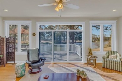 This thoughtfully designed, one-level charmer offers stunning on Indian Creek Yacht and Country Club in Virginia - for sale on GolfHomes.com, golf home, golf lot