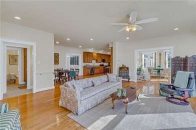 This thoughtfully designed, one-level charmer offers stunning on Indian Creek Yacht and Country Club in Virginia - for sale on GolfHomes.com, golf home, golf lot