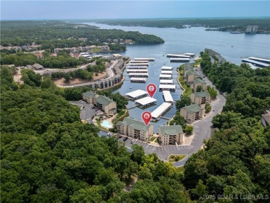 End unit at Bristol Bay with breathtaking lake views and a 12x30 on Seasons Ridge At Four Seasons in Missouri - for sale on GolfHomes.com, golf home, golf lot