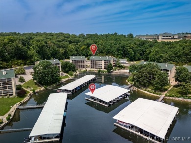 End unit at Bristol Bay with breathtaking lake views and a 12x30 on Seasons Ridge At Four Seasons in Missouri - for sale on GolfHomes.com, golf home, golf lot