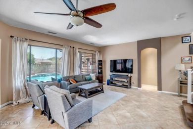 Showcase Home Alert! Luxury living reaches new heights in this on Estrella Mountain Ranch Golf Course in Arizona - for sale on GolfHomes.com, golf home, golf lot