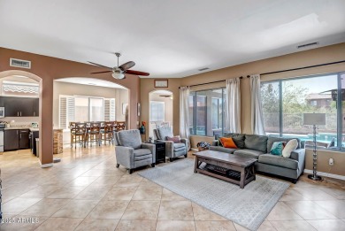 Showcase Home Alert! Luxury living reaches new heights in this on Estrella Mountain Ranch Golf Course in Arizona - for sale on GolfHomes.com, golf home, golf lot