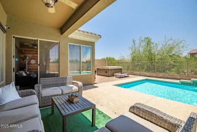 Showcase Home Alert! Luxury living reaches new heights in this on Estrella Mountain Ranch Golf Course in Arizona - for sale on GolfHomes.com, golf home, golf lot