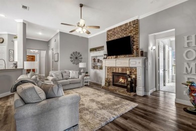 Nestled in a beautifully landscaped, gated community, this on Heritage Lakes - Par 3 - 9 Hole Course in Texas - for sale on GolfHomes.com, golf home, golf lot
