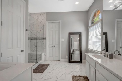 Nestled in a beautifully landscaped, gated community, this on Heritage Lakes - Par 3 - 9 Hole Course in Texas - for sale on GolfHomes.com, golf home, golf lot