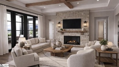 This exceptional custom home presents a masterful blend of on The Cliffs at Mountain Park  in South Carolina - for sale on GolfHomes.com, golf home, golf lot