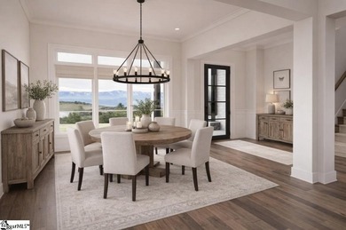 This exceptional custom home presents a masterful blend of on The Cliffs at Mountain Park  in South Carolina - for sale on GolfHomes.com, golf home, golf lot