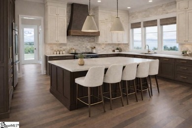 This exceptional custom home presents a masterful blend of on The Cliffs at Mountain Park  in South Carolina - for sale on GolfHomes.com, golf home, golf lot