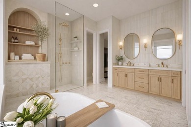 This exceptional custom home presents a masterful blend of on The Cliffs at Mountain Park  in South Carolina - for sale on GolfHomes.com, golf home, golf lot