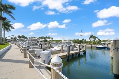 38' x 15' deep water boat slip located in the prestigious on Windstar on Naples Bay in Florida - for sale on GolfHomes.com, golf home, golf lot