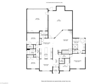 NEW PHOTOS & FLOORPLAN. Gated Golf Course Community. Three MAIN on Oak Valley Golf Club in North Carolina - for sale on GolfHomes.com, golf home, golf lot