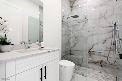 Discover refined Florida living in this exquisite 2024-built on Palmetto-Pine Country Club in Florida - for sale on GolfHomes.com, golf home, golf lot