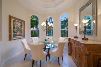 Discover this exquisite 4-bed 3.5-bath w/office & den pool home on Weston Hills Country Club in Florida - for sale on GolfHomes.com, golf home, golf lot