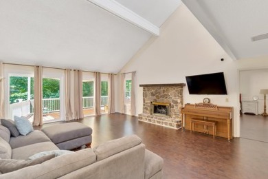 Upon entry, you're greeted by updated marble LVT flooring on Nob North Golf Course in Georgia - for sale on GolfHomes.com, golf home, golf lot