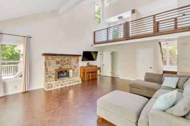 Upon entry, you're greeted by updated marble LVT flooring on Nob North Golf Course in Georgia - for sale on GolfHomes.com, golf home, golf lot