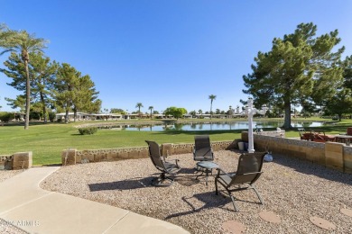 Prime lake lot for this clean, well-maintained 2BR, 2BA home in on Sun Lakes Country Club in Arizona - for sale on GolfHomes.com, golf home, golf lot