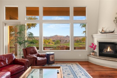 Elevated above the 4th hole in gated Sorrento at Lake Las Vegas on Reflection Bay Golf Club in Nevada - for sale on GolfHomes.com, golf home, golf lot