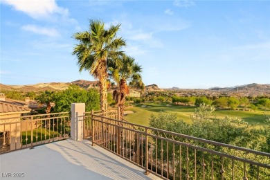 Elevated above the 4th hole in gated Sorrento at Lake Las Vegas on Reflection Bay Golf Club in Nevada - for sale on GolfHomes.com, golf home, golf lot