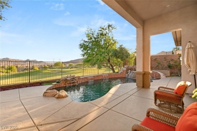 Elevated above the 4th hole in gated Sorrento at Lake Las Vegas on Reflection Bay Golf Club in Nevada - for sale on GolfHomes.com, golf home, golf lot