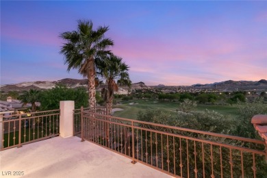 Elevated above the 4th hole in gated Sorrento at Lake Las Vegas on Reflection Bay Golf Club in Nevada - for sale on GolfHomes.com, golf home, golf lot