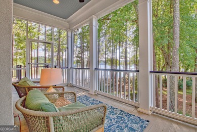 LAKEFRONT LIVING with over 180' of Lake Kedron views and on Canongate At Flat Creek Club in Georgia - for sale on GolfHomes.com, golf home, golf lot
