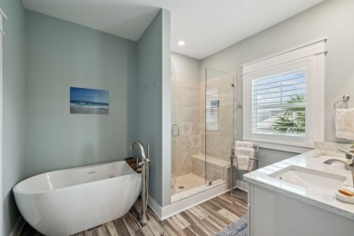 ELEVATOR + PAID IN FULL SOLAR SYSTEM. Nestled on a corner lot on Santa Rosa Golf and Beach Club in Florida - for sale on GolfHomes.com, golf home, golf lot