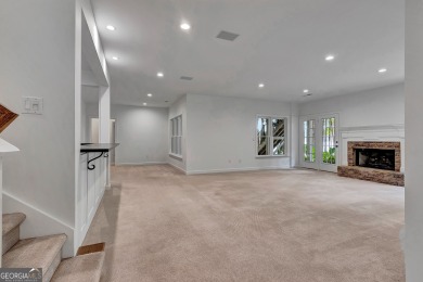 LAKEFRONT LIVING with over 180' of Lake Kedron views and on Canongate At Flat Creek Club in Georgia - for sale on GolfHomes.com, golf home, golf lot