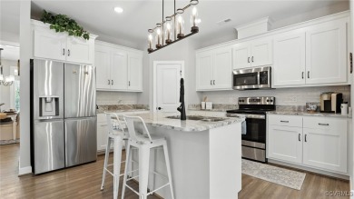 Custom-built ranch home in the sought-after Brickshire golf on Brickshire Golf Club in Virginia - for sale on GolfHomes.com, golf home, golf lot