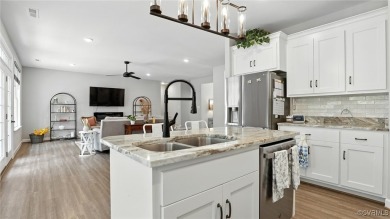 Custom-built ranch home in the sought-after Brickshire golf on Brickshire Golf Club in Virginia - for sale on GolfHomes.com, golf home, golf lot