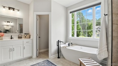 Custom-built ranch home in the sought-after Brickshire golf on Brickshire Golf Club in Virginia - for sale on GolfHomes.com, golf home, golf lot