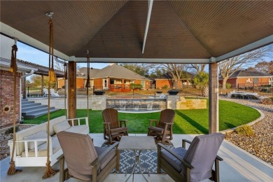 Exquisite golf course estate with resort-style backyard on Wildflower Country Club in Texas - for sale on GolfHomes.com, golf home, golf lot