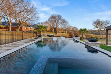 Exquisite golf course estate with resort-style backyard on Wildflower Country Club in Texas - for sale on GolfHomes.com, golf home, golf lot