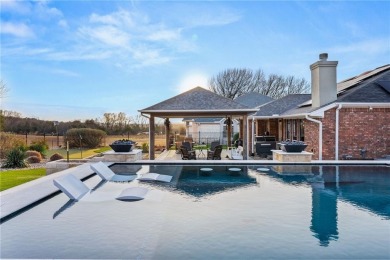 Exquisite golf course estate with resort-style backyard on Wildflower Country Club in Texas - for sale on GolfHomes.com, golf home, golf lot
